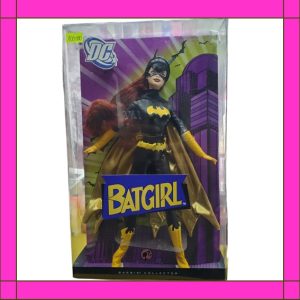 2008 MATTEL DC BARBIE COLLECTOR BATGIRL PINK LABEL #L9630