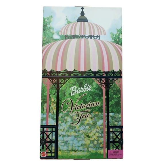 2000 MATTEL BARBIE VICTORIAN TEA PARTY #B0787 - Imagen 2